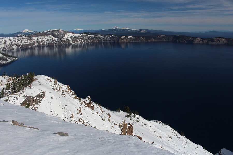 I've read that Llao Rock is actually off-limits to visitors until there is enough snow coverage to protect some rare species of plant that grows there. Hmmm...sounds a lot like Agassiz Peak in Arizona!