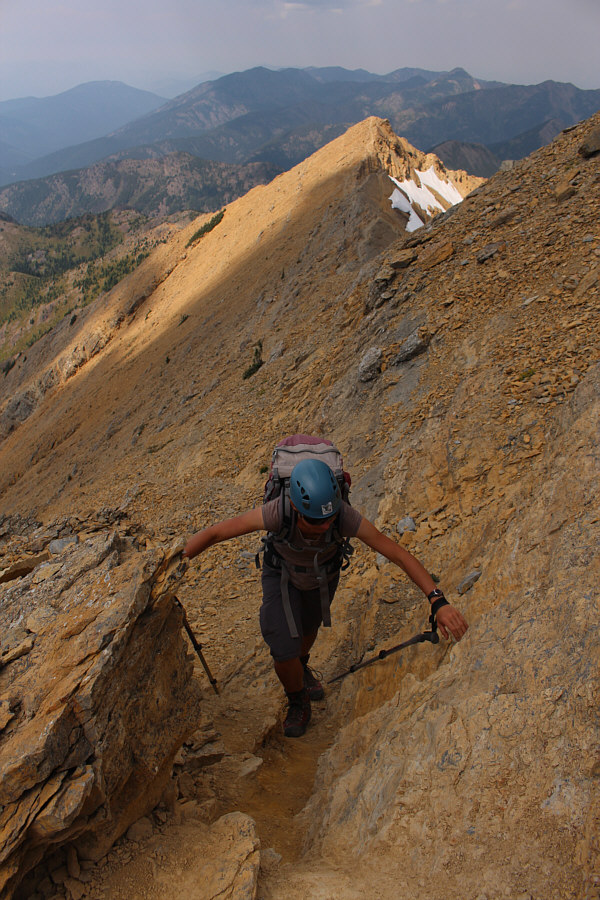 Keep in mind though that dogs make it up this peak!