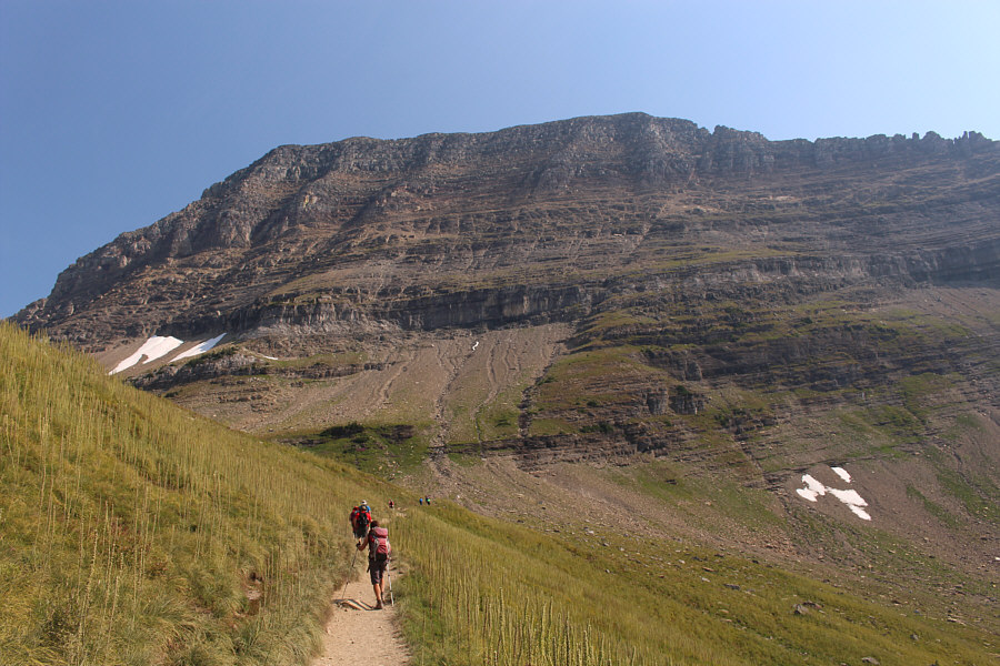 Or you could just take off up the slope to the left...