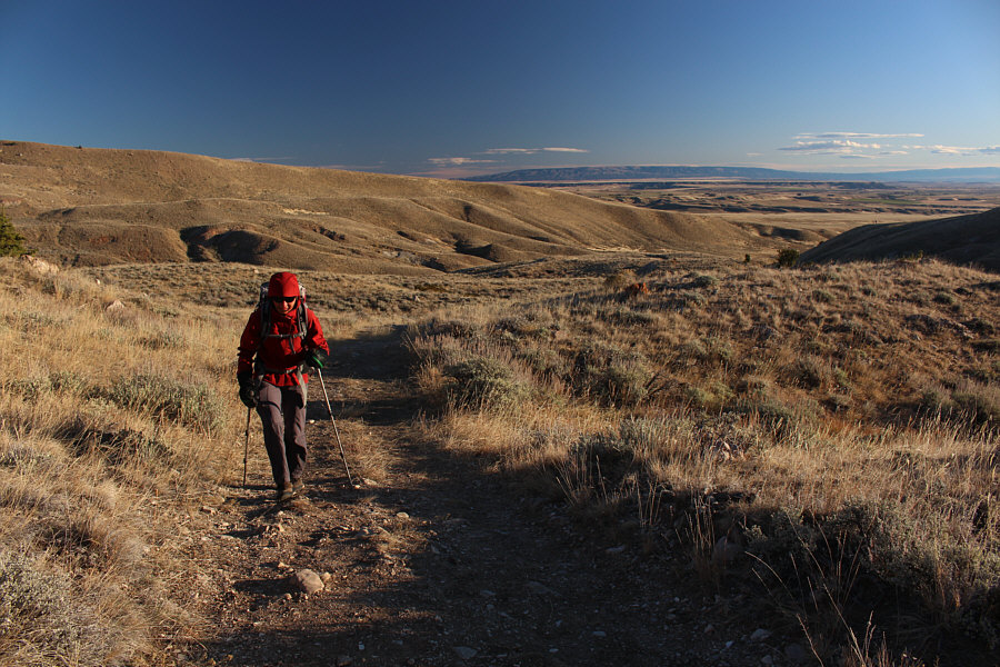 It helps that the trail is also on the lee side of the mountain.
