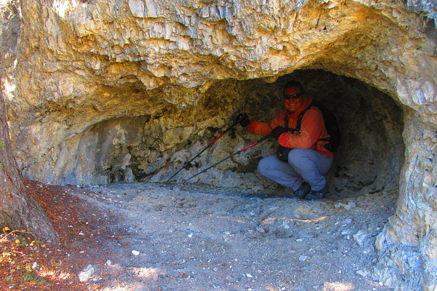 Carlsbad Caverns this ain't! But if you needed a spot to wait out some rain or lightning...