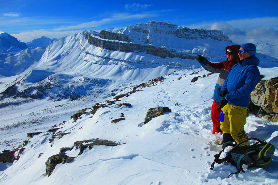 So Stephane, just behind that mountain is where all the single girls hang out...