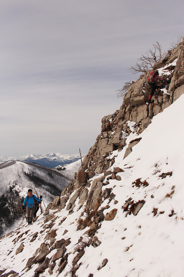 It's probably easier just to scramble the direct route like Zosia.