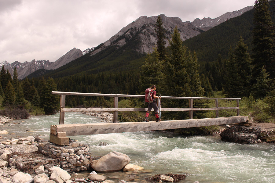 Fording Johnston Creek would have been tough.