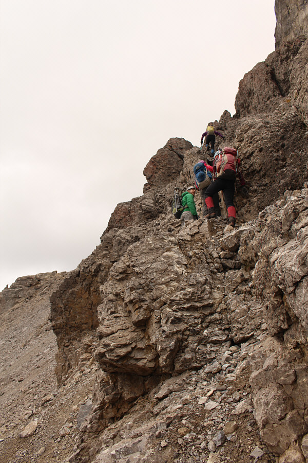 Looks like fun, but it's not the best route for gaining the ledge...