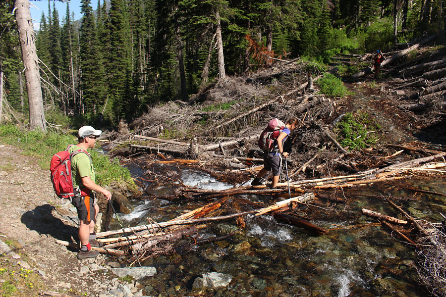 By the end of the day, our feet would be wet anyway...