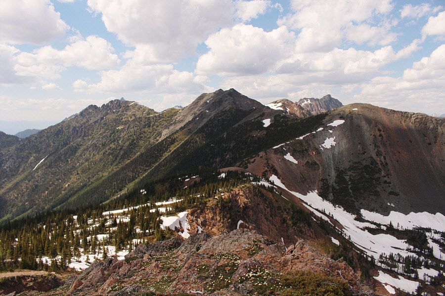 Can you also spot Mount Fisher?