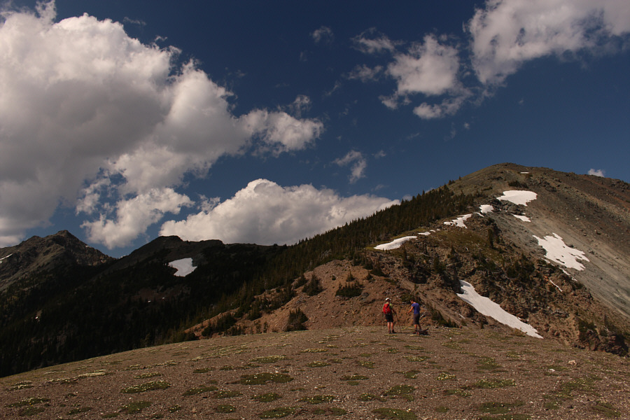 Eva has gone up ahead to bag a few more nubs.