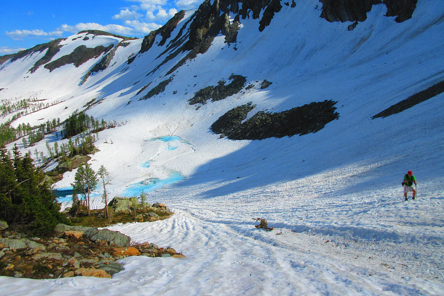 This slope was not as bad as it looked from a distance.