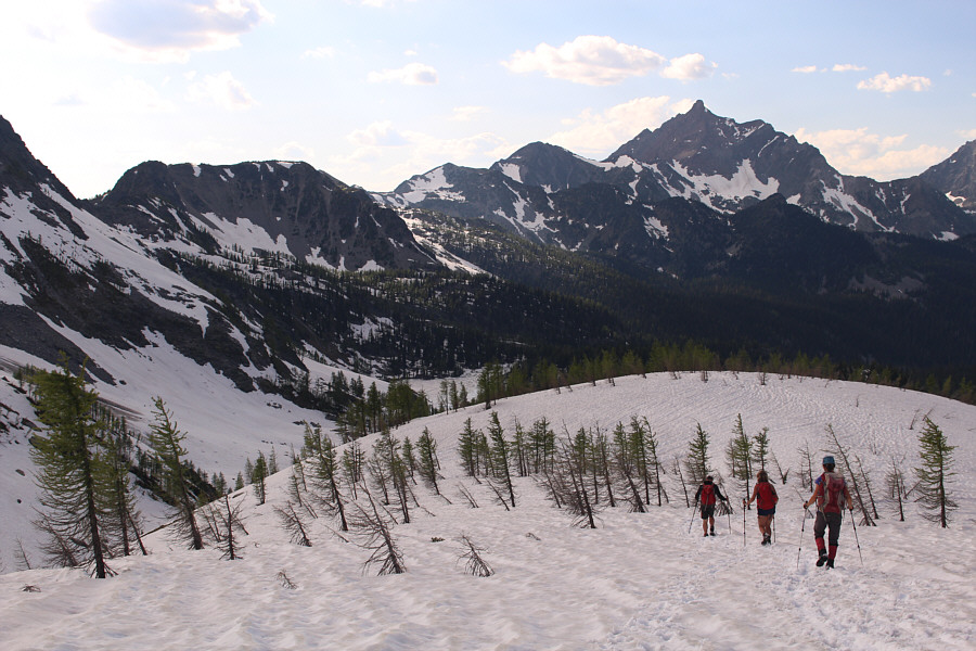 Thank goodness we had tracks to follow!