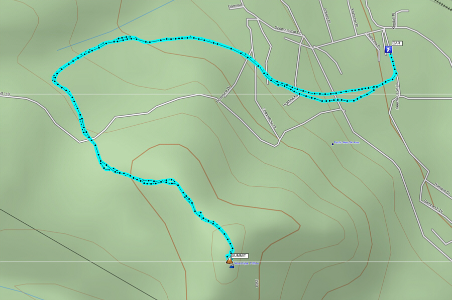 Possibly the shortest ski ascent ever!