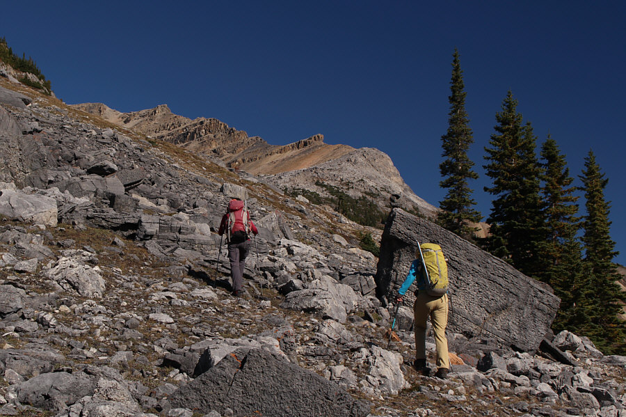 Some route-finding is necessary here.