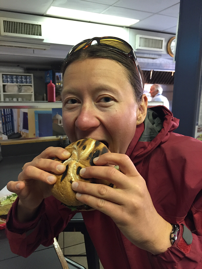 I can still taste the garlic!