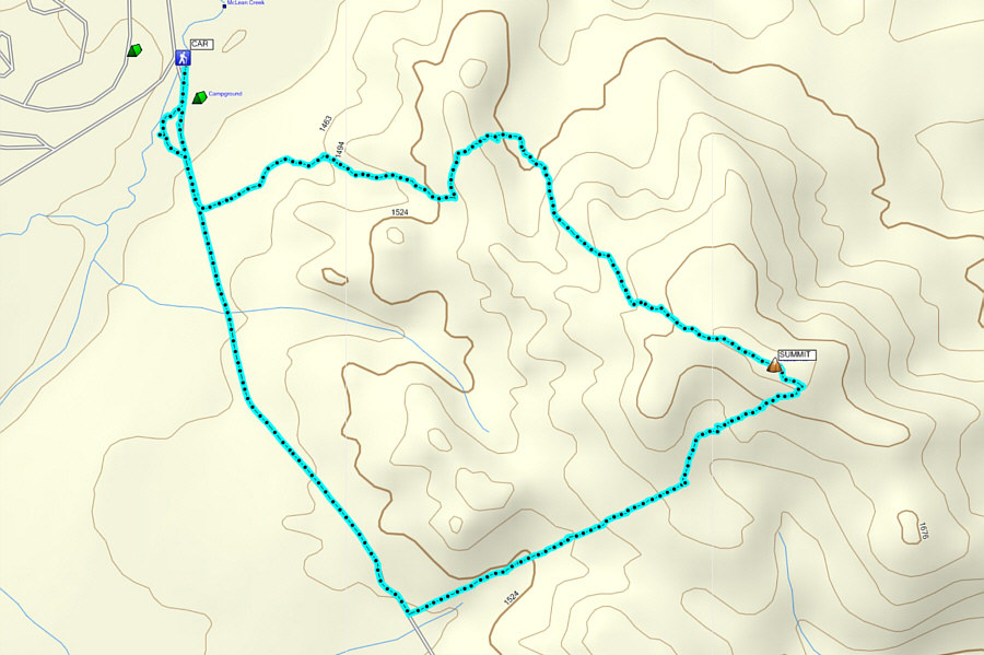 A nice shoulder-season objective especially if you have to be back in town later in the afternoon!