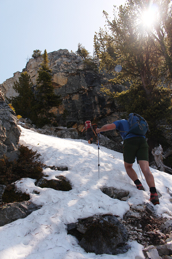 Not a good sign when the snow is soft...
