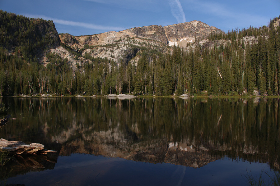 Some people that were camping here later actually went all the way back to the trailhead to get more beer!