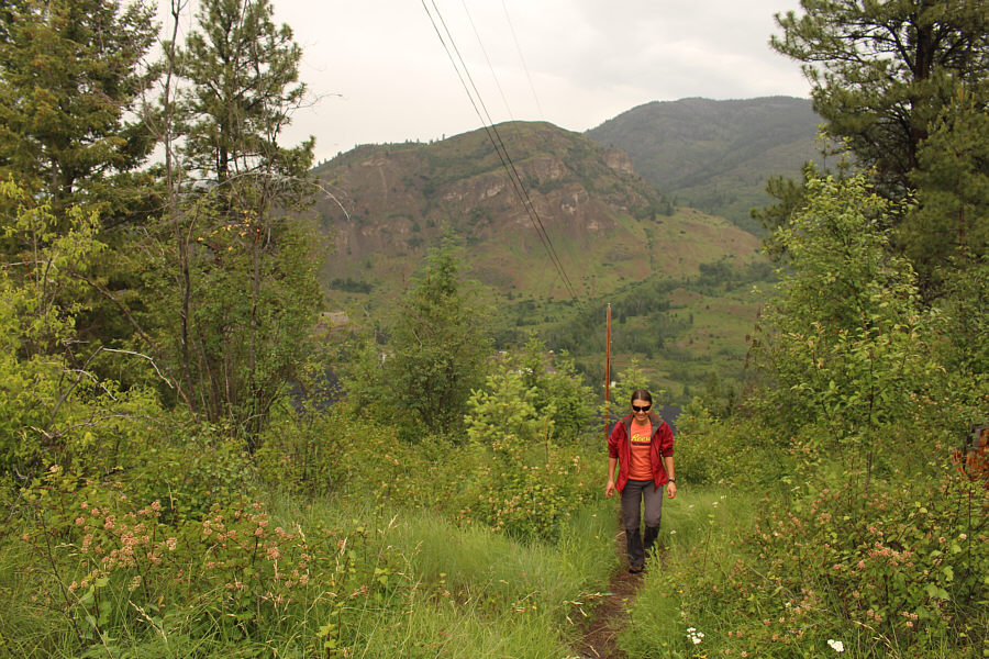 And just behind the trees at left is the local landfill!