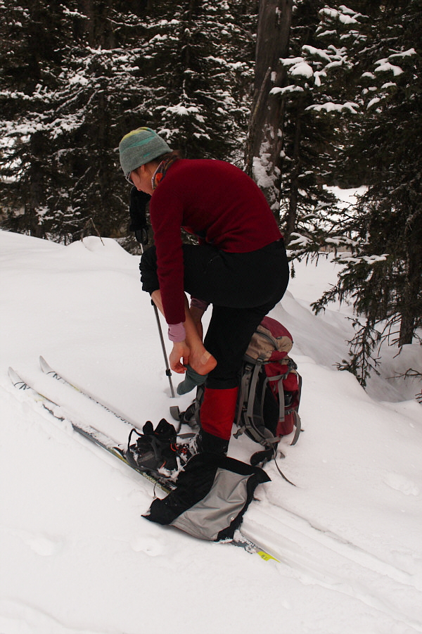 You know it's a long trip when Zosia gets a blister!