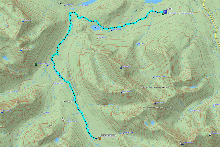 A very long ski tour but more scenic than expected.