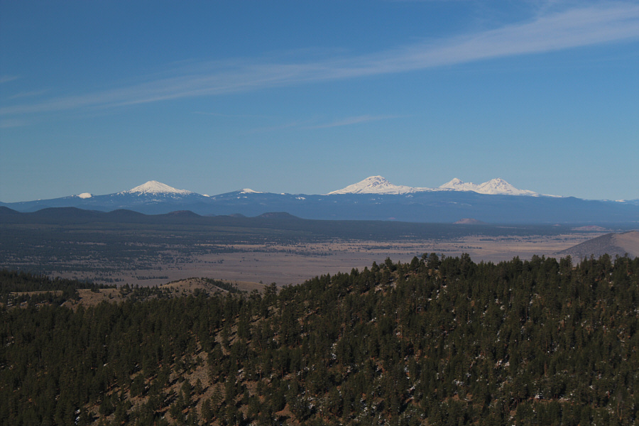 It would have been a glorious day to be up on South Sister if not for all the snow.