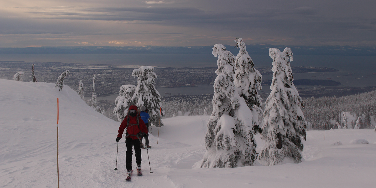 The wind was bitterly cold here!