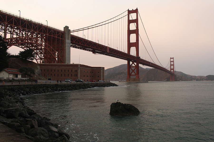 Lighting for photography is probably best in the morning here...if there's no fog!