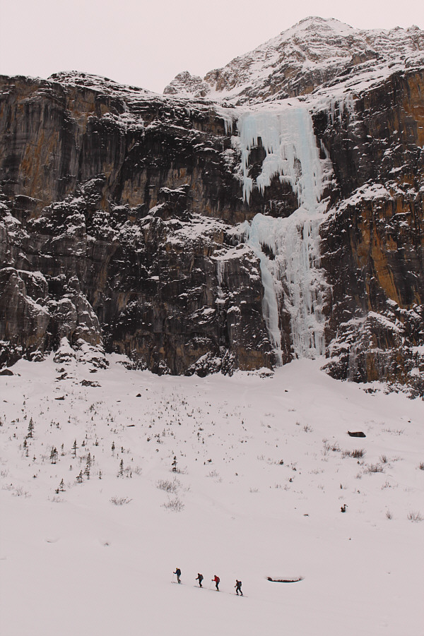 Scary ice climb!