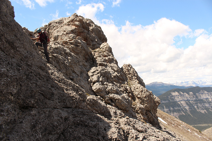 The rock is nicely grippy.