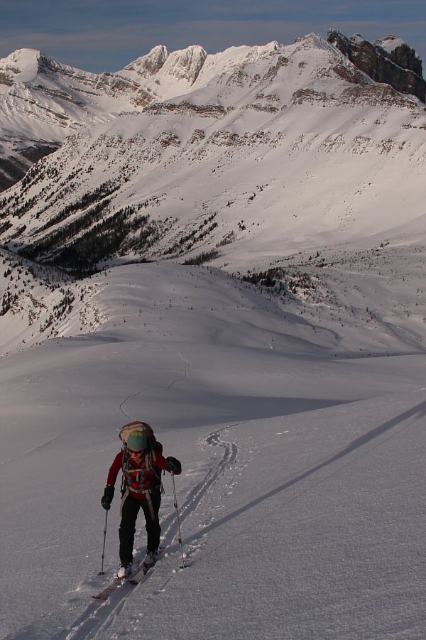Skiing back down this is gonna be awesome!