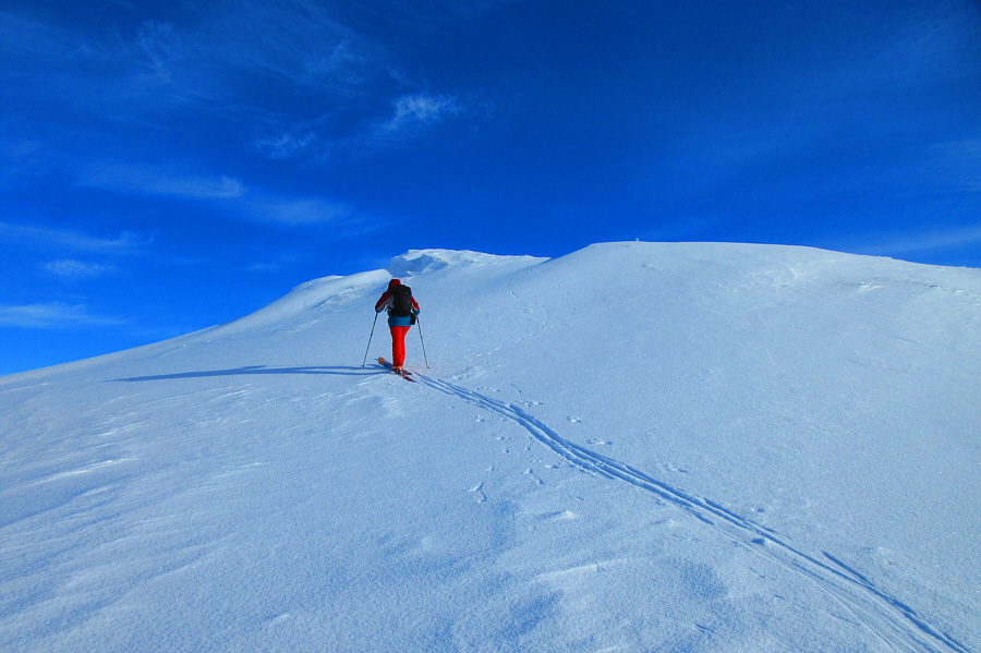 Purple Mound is looking pretty white on this day...
