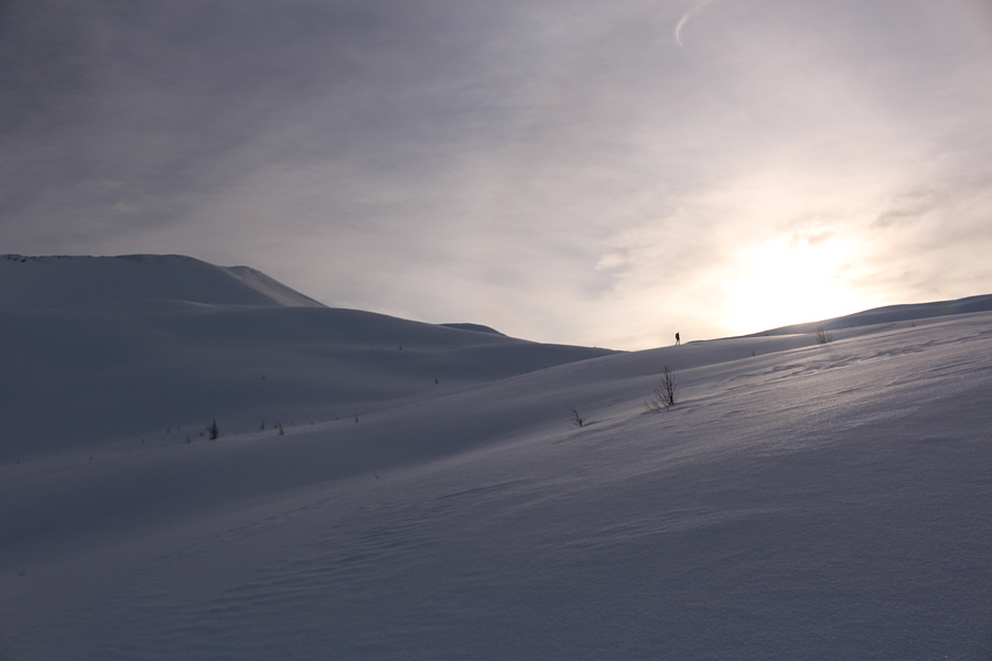 Look at all this untracked powder!