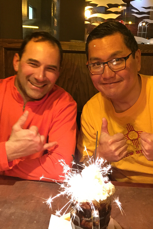 A great end to a perfect birthday!