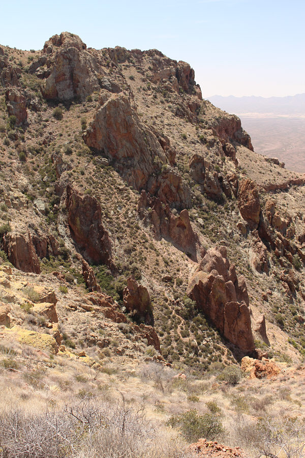 Yep, looks just as steep from a distance as it does up close!