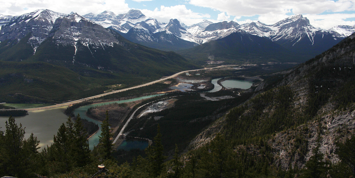 After cutting down all the trees here, why didn't they also build a zipline from here to Grotto Mountain Pond?