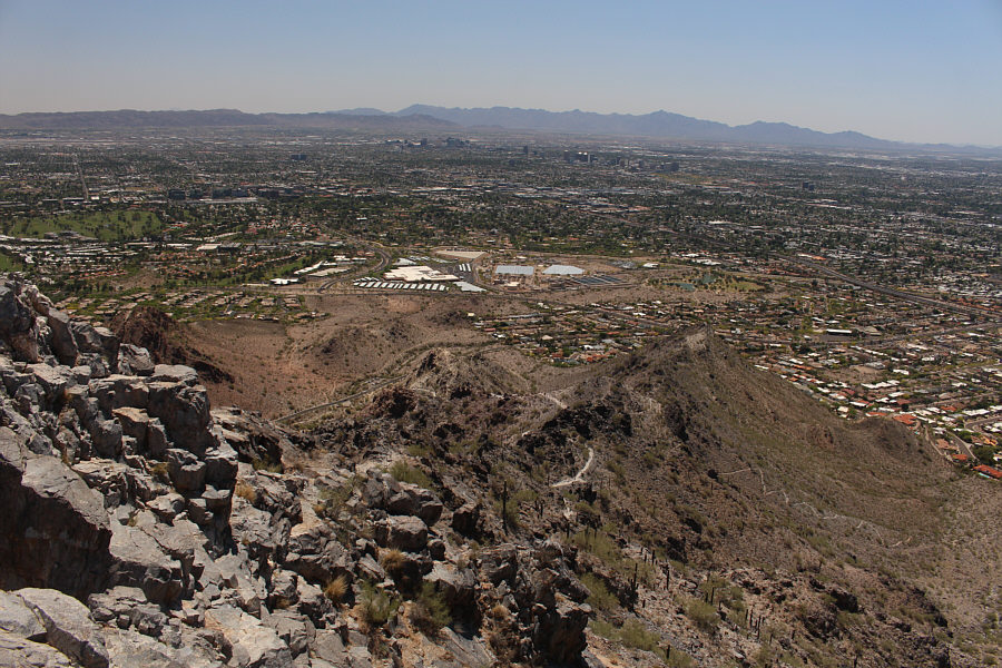 Anything that looks green out there is probably a golf course!