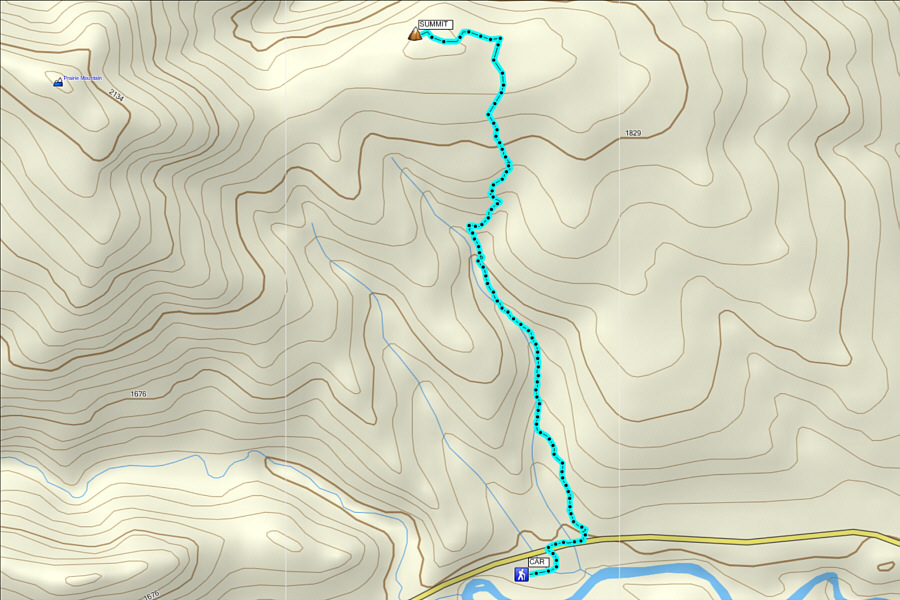 Perfect hike for after work or if you need to get back into town early.