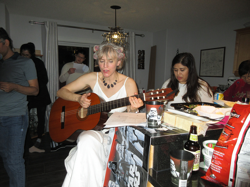 Marta, I think you forgot to take the curlers outta your hair...