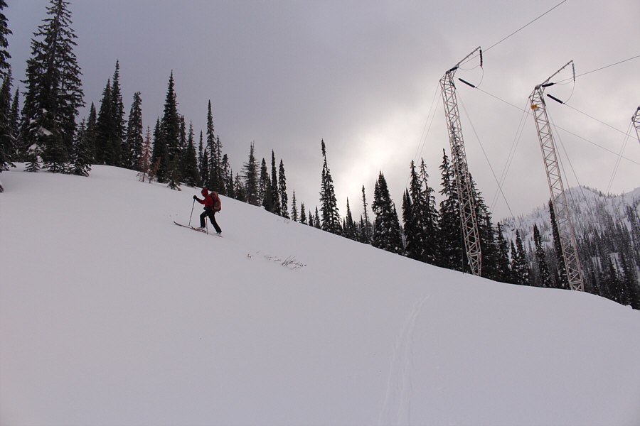 We're in for a bit of a steep grunt here...