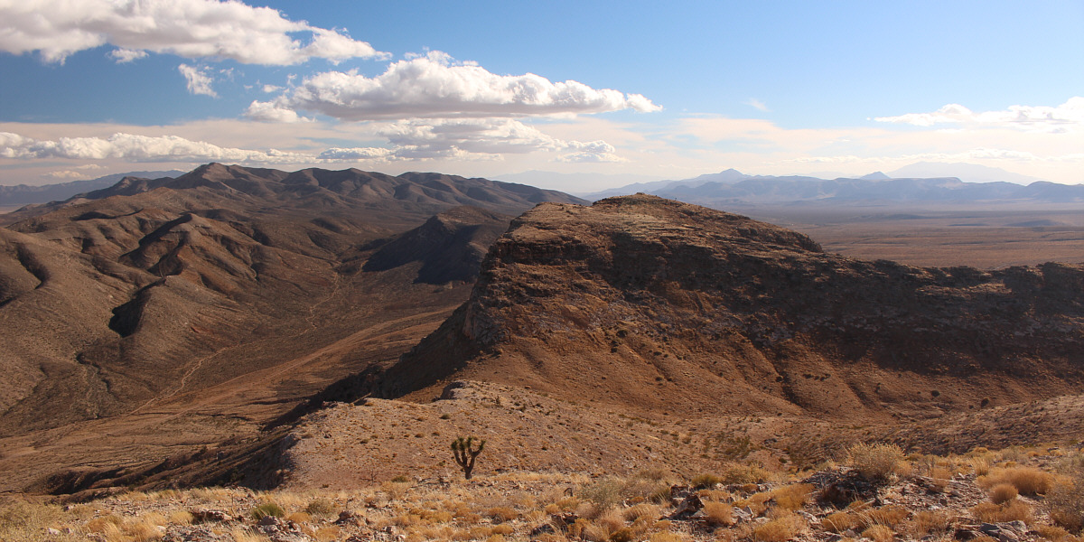 The unnamed ridge in the foreground can be scrambled, but we were ready to turn around at this point.