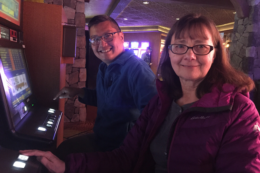 Dinah broke even, but I lost about 5 bucks!