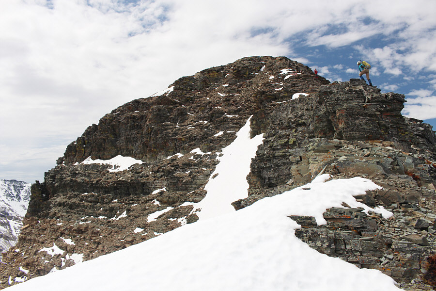 The snow was not a factor here on this day.