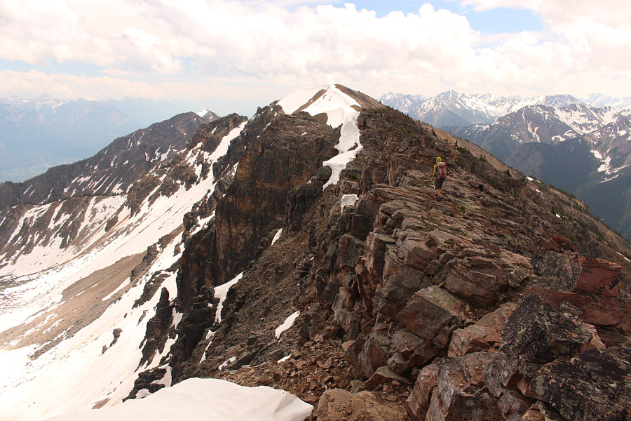 Very enjoyable ridge walking.