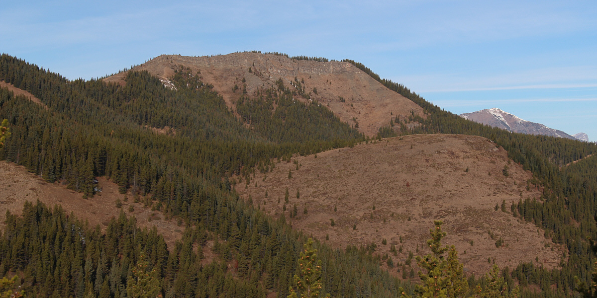 There are some cliffs up there, but they won't pose any problems.