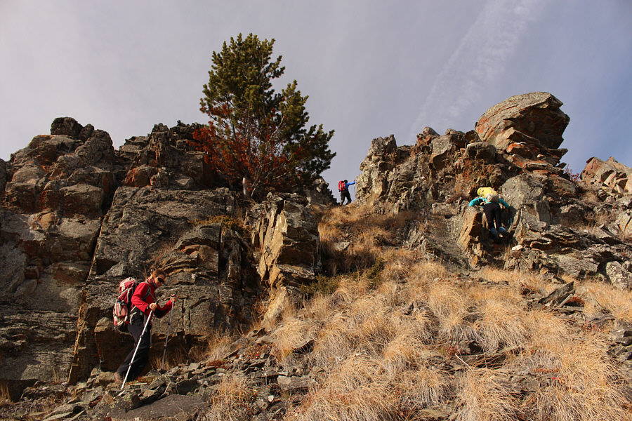 Marta still wants to take the hard way up!