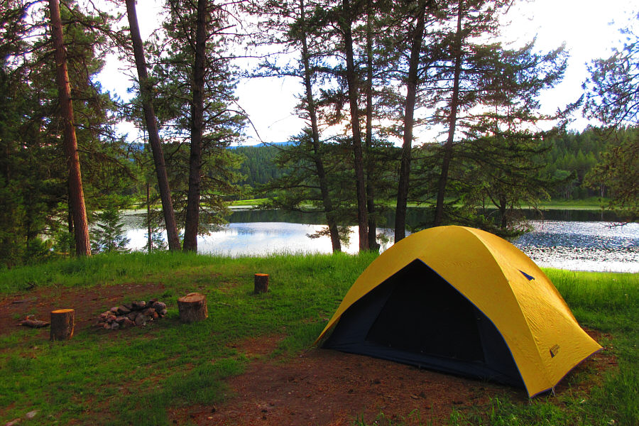 Unlike the first two campgrounds we stayed at over the long weekend, this one had mosquitoes!