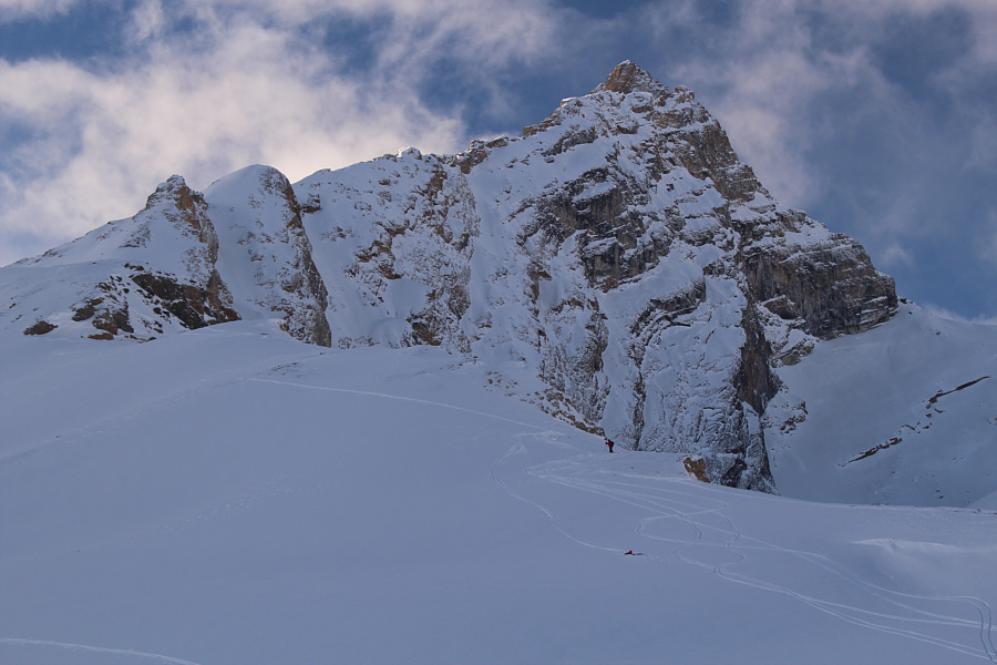 Peter is a wild skier with no fear!