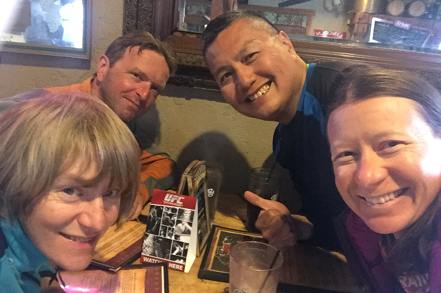 Good place to shake out all the ticks!