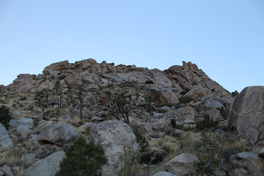 Not the easiest way down, but it is direct!