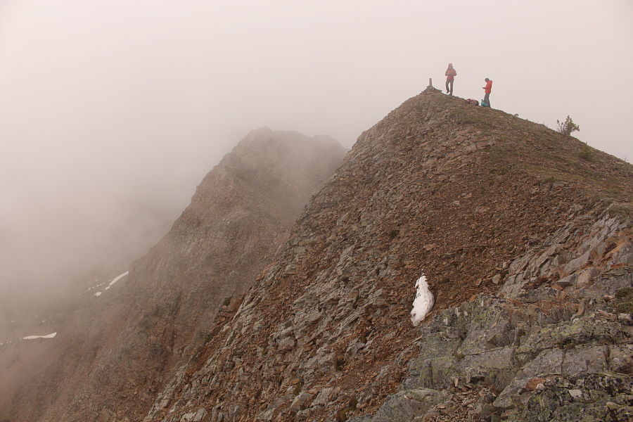 Disappointingly shrouded in mist...