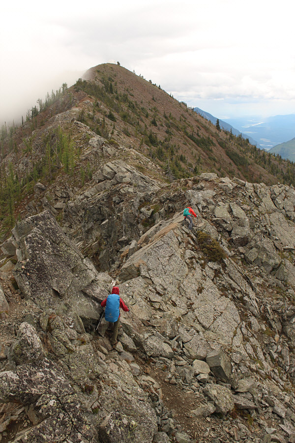 Last uphill section of the day--yay!